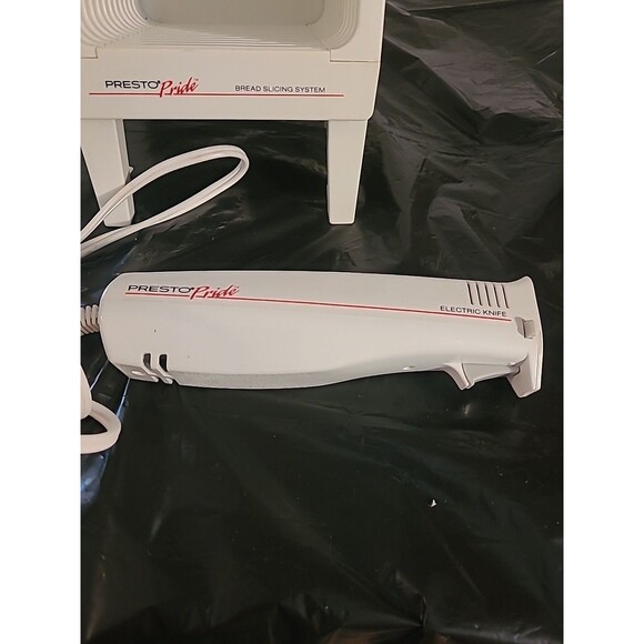 Presto Bread Slicing System With Slicing Guide And Electric Knife Missing Blade - Picture 3 of 7